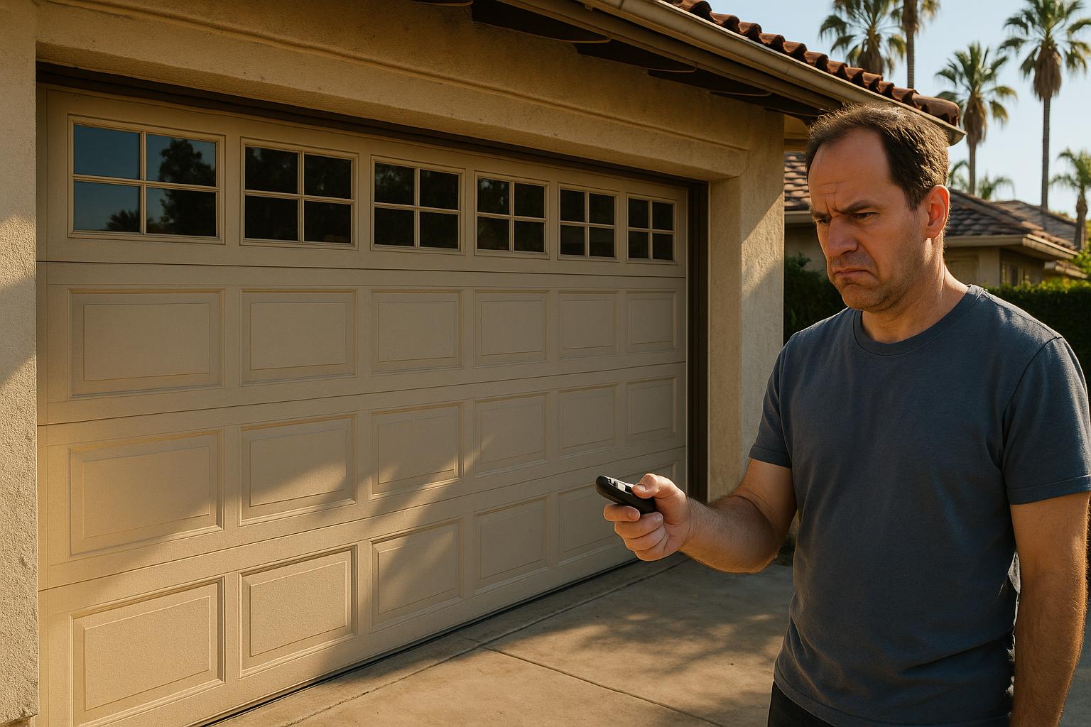 What to Do When Your Garage Door Won't Open in the Morning